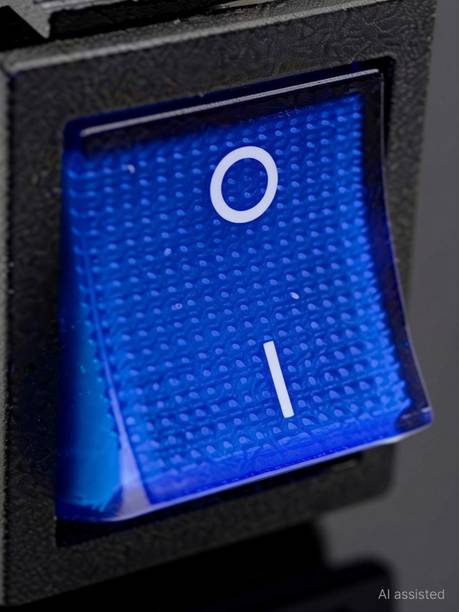AVISRI Heavy-Duty 4-Pin DPST ON-OFF 16A 250V AC BLUE Rocker Switch with LED Light 16 A One Way Electrical Switch