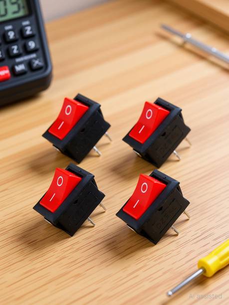 AVISRI 2 Pin DPDT Black Rocker Switch ON/OFF/ON 250V/15A 125V/20A 15 A One Way Electrical Switch