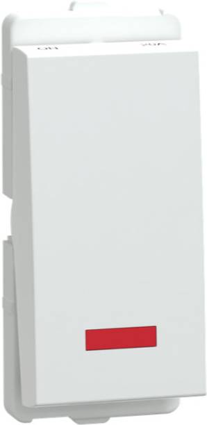 Schneider Electric Schneider LIVIA 20 A one way switch with indicator 1M 20 A One Way Electrical Switch