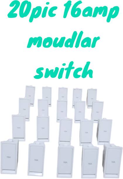 SARA flat modular switch 16 A One Way Electrical Switch