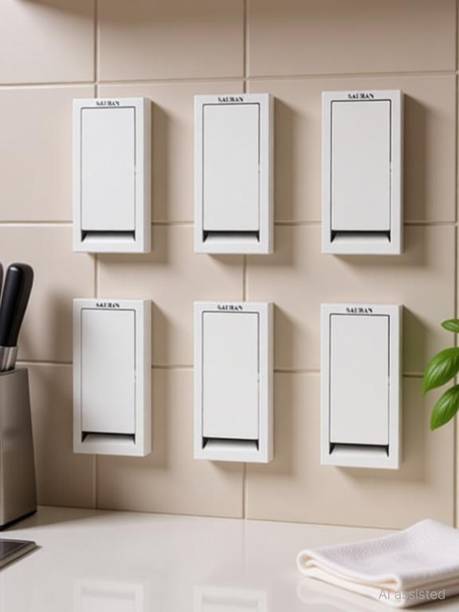 Sauran Pack of 6 Pieces 6amp ISI Marked Modular Switch White (ESP13.3) 6 A One Way Electrical Switch