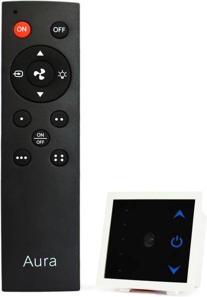 DeWire Remote Controlled Switches (Fan Regulator & 1 Light ) By Aura 3 A Two Way Electrical Switch