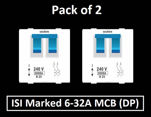 Sauran MCB (DP) 32 A One Way Electrical Switch