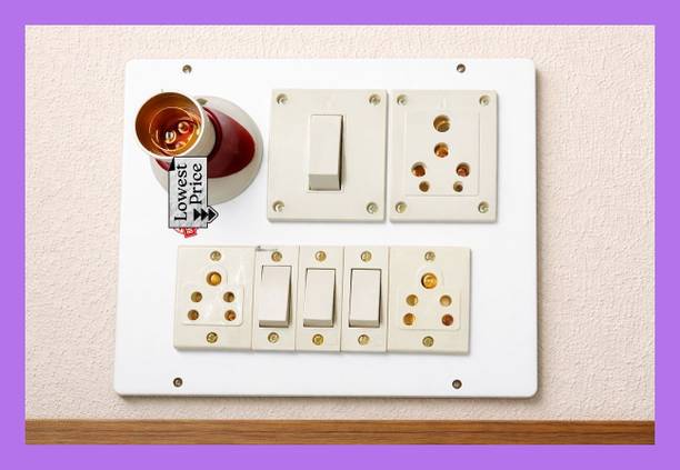 APR modular switch board 6 A One Way Electrical Switch