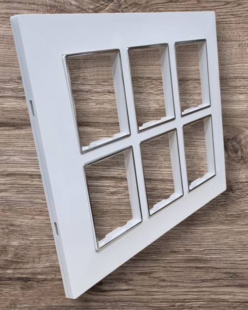 SARA 12 modular plate silver crome Wall Plate