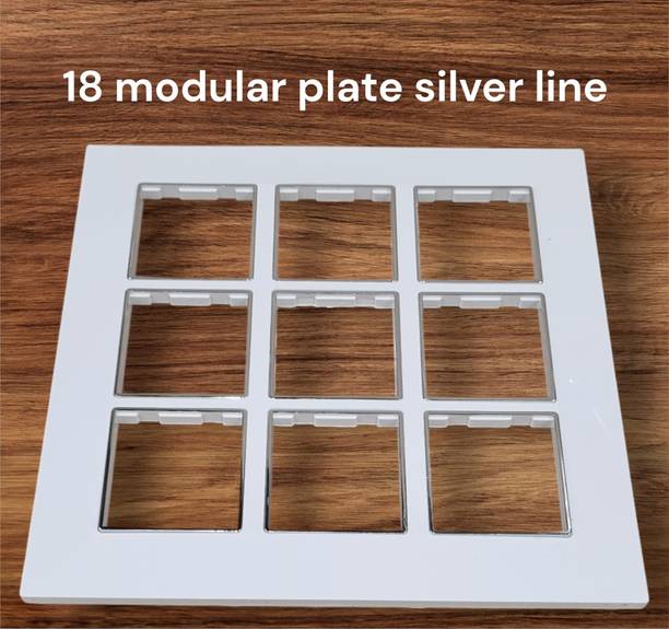SARA 18 modular plate silver crome Wall Plate