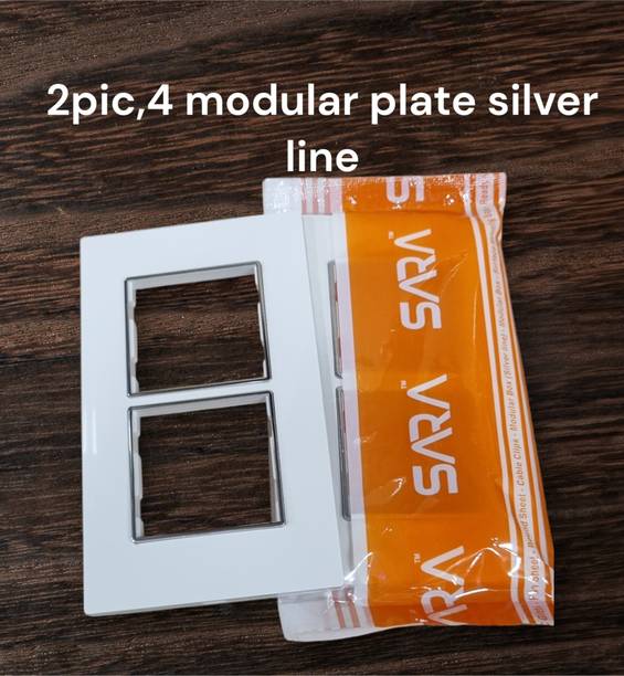 SARA 4m modular plate silver crome(2 pic) Wall Plate
