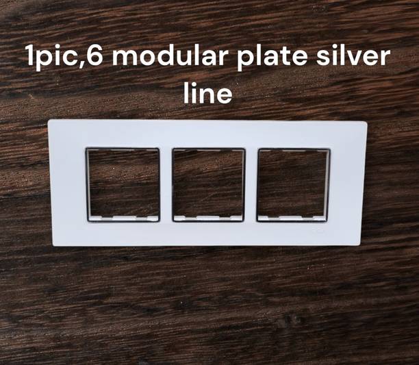 SARA 6m modular plate silver crome(1 pic) Wall Plate