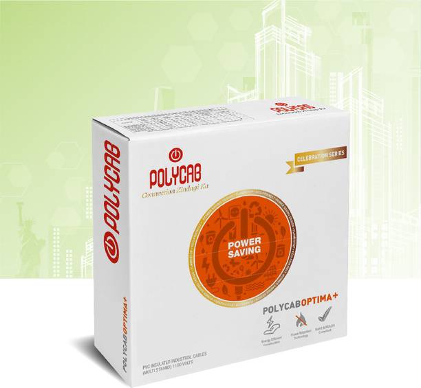 Polycab Optima Plus 0.75 sq/mm Yellow 90 m Wire