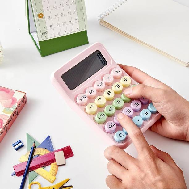 DIYAL ENTERPRISE Colorful Budget Calculator 12-Digit, D...