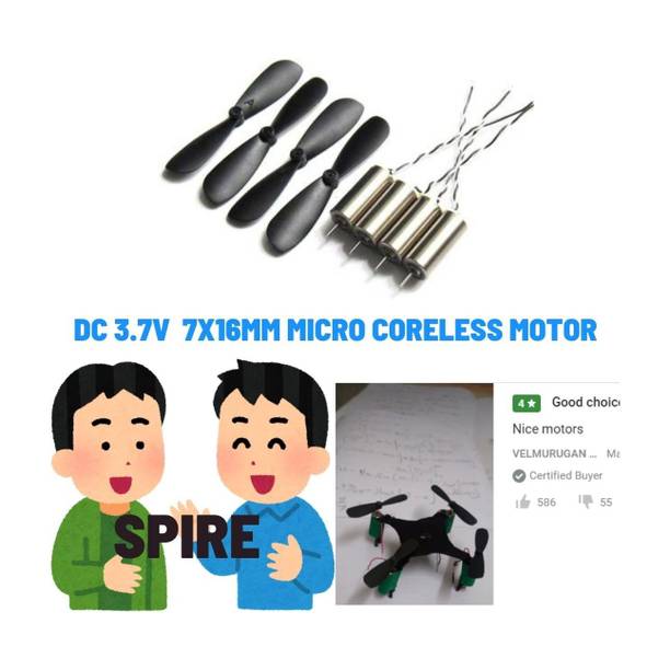 Spire School Science Project Mini Drone Motor Motor Control Electronic Hobby Kit