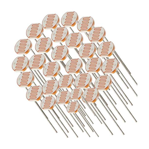 Charohm 10 PCS LDR 5mm Light Dependent Resistor Photoresistor Sensor Electronic Components Electronic Hobby Kit