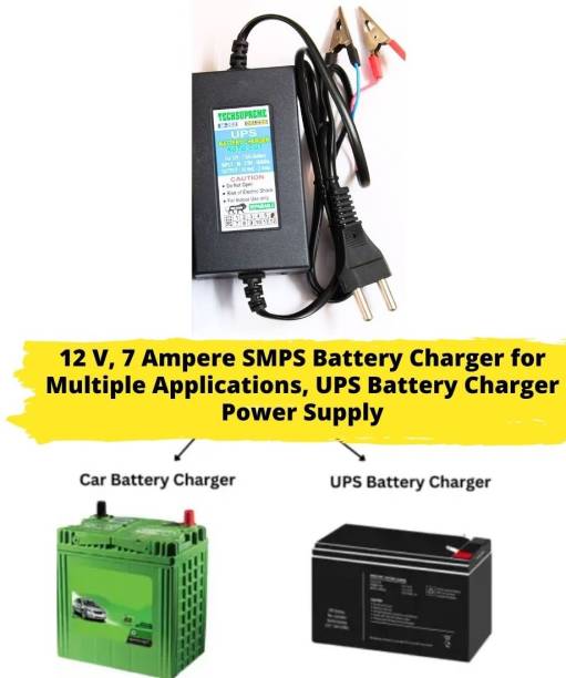 TechSupreme 12 Volt 2 Amp for Upto 7 Amp Battery Charger Electronic Components Electronic Hobby Kit