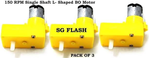 SG Flash HIGH QULITY Bo Motor 150 RPM L-Shape 6-12V Single Shaft Motor Control Electronic Hobby Kit