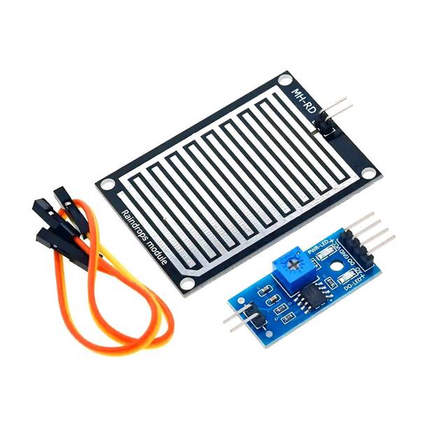 Shanaa eSpot Raindrops Detection sensor module, rain water sensor & Moisture Monitor Sensor Temperature Sensor and Controller Electronic Hobby Kit