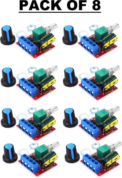 SG Flash PACK OF 8 Mini DC Motor PWM Speed Controller, ...