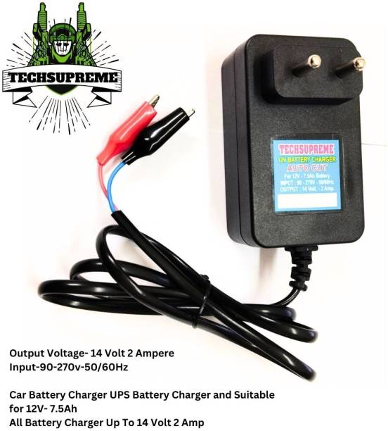 TechSupreme 12 volt Battery Charger 7.5 Amp Electronic Components Electronic Hobby Kit