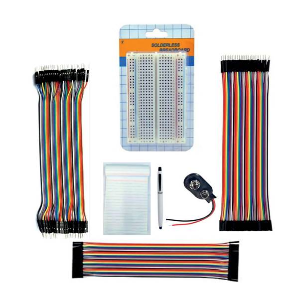 ONTEX ELECTRONICS Solderless Breadboard 400 Point+HQ 90 Pc Jumper Wire(M-M,M-F,F-F) Hobby Kit Electronic Components Electronic Hobby Kit