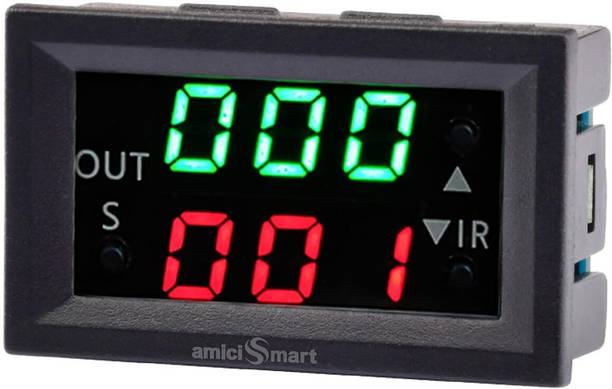 amiciSmart 12V Digital Delay Timer Relay Module With Dual ON Off Cycle Control Electronic Components Electronic Hobby Kit