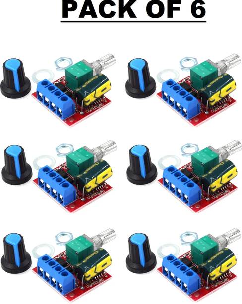 EASTRA PACK OF 6 Mini DC Motor PWM Speed Controller, DC 5V-35V Switch Module Electronic Components Electronic Hobby Kit