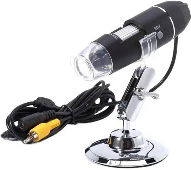 microware Digital AV Microscope 50X to 1000X Magnification with AV Output for TV Educational Electronic Hobby Kit