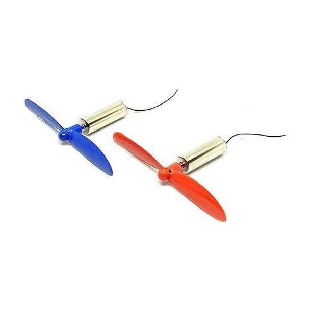 Sharum Crafts 2Pcs 3.7V 7x20mm Mini Drone Motor with 2Pcs Fan for DIY Robotics & Kits Electronic Components Electronic Hobby Kit