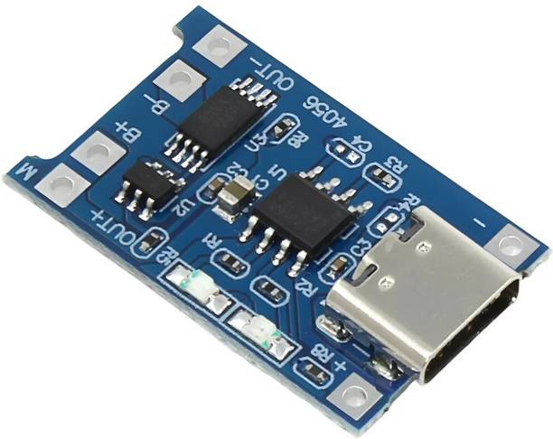 VKV Type C-TP4056/TPA4056 Lithium Ion Battery Charging Module Kit with BMS-Pack of 5 LED Module Electronic Hobby Kit