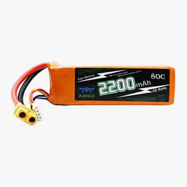 MatLogix ABSD 11.1V 80C 2200mAh 3 Cells Lipo Battery Power Supply Electronic Hobby Kit