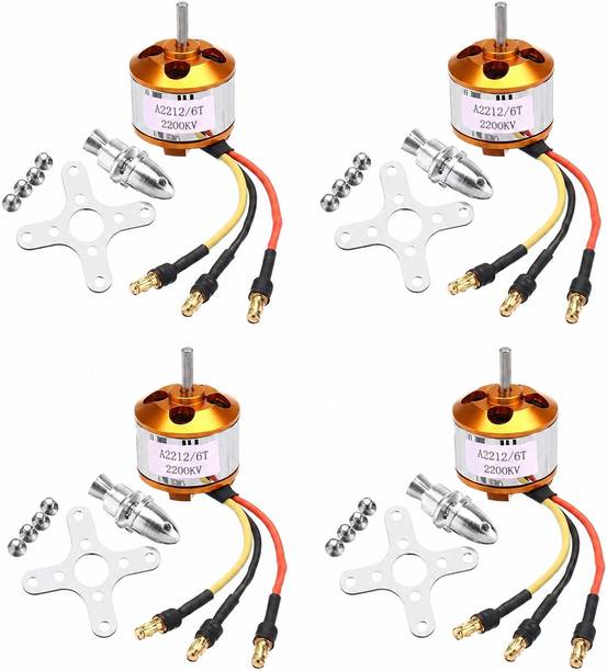 Trionex enterprises A2212 2200KV BLDC Motors for Drones Pack of 4 Ideal for Q450 Quadcopters Electronic Components Electronic Hobby Kit