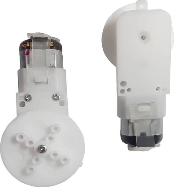 MELODY's BO Gear DC Motor with a Wheel,6V, 78 RPM Pack of 2 Set Robotics and DIY Projects Electronic Components Electronic Hobby Kit