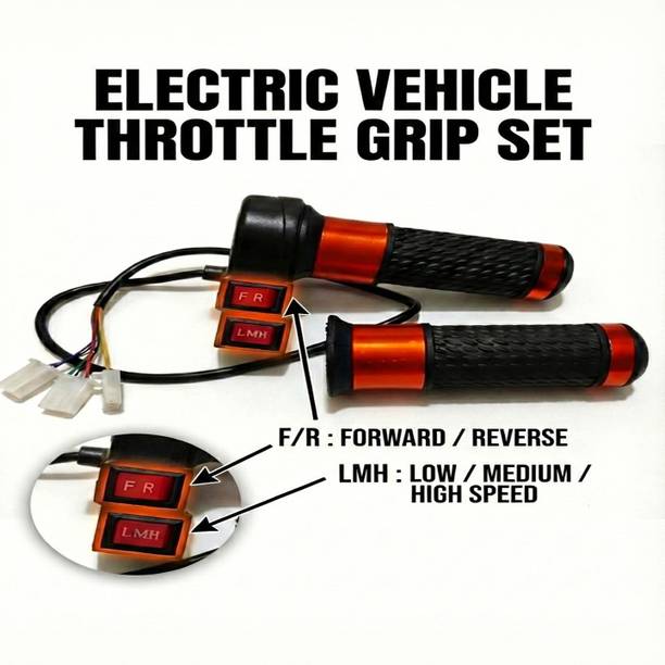 MotoTrus Electric Vehicle Throttle Grip with F/R Switch & LMH Speed ​​Control | 3-Wire Automotive Electronic Hobby Kit