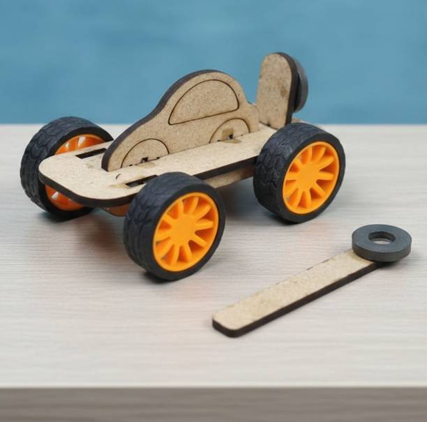 ERH india Magnetic Toy Car STEM Science Project Kit Physics Model for School Kids