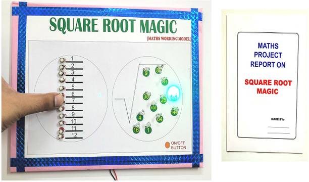 ONTEX ELECTRONICS Sqaure Root Magic Mathematics Working Project Model Educational Electronic Hobby Kit