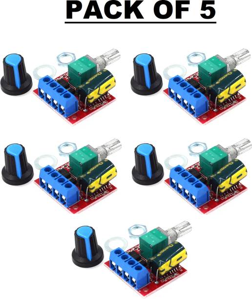 SG Flash PACK OF 5 Mini DC Motor PWM Speed Controller, ...