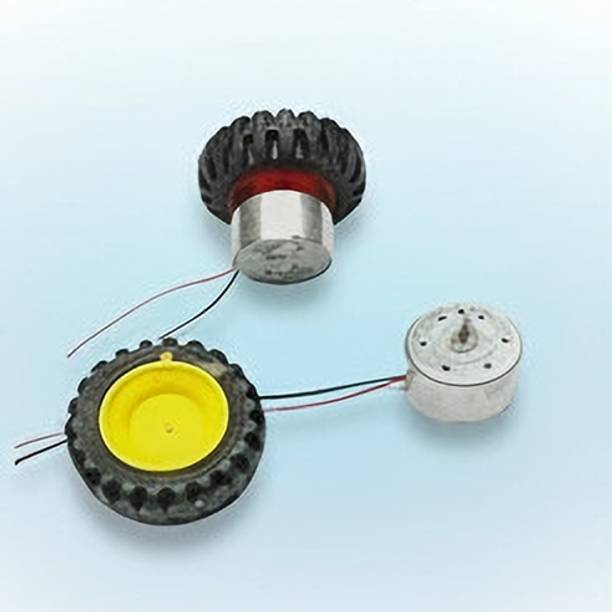 ERHIndia DC Toy Motor Kit with Wheel DIY Science Project Experiment Kit School Students Educational Electronic Hobby Kit