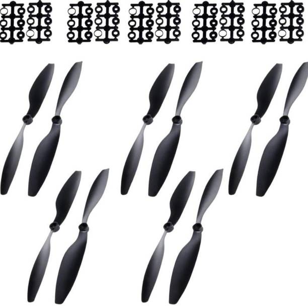 S K Empouirm 10x4.5 1045 Drone Propeller CW CCW Set with Mount Rings Set of 10 Electronic Components Electronic Hobby Kit