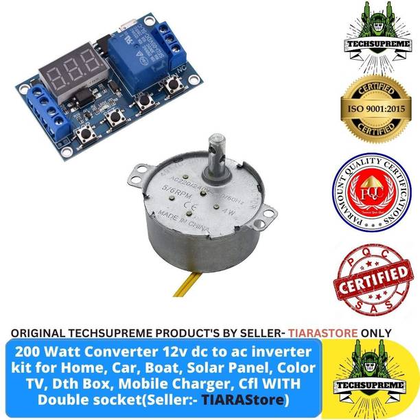 TechSupreme Timer Relay Timer Switch Trigger Delay Cycle Adjustable Auto Swing Motor Motor Control Electronic Hobby Kit