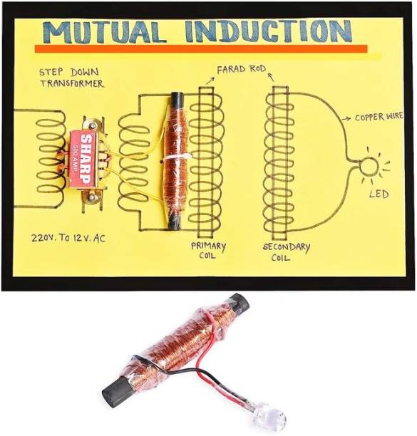 MVB Retail Mutual Induction Experiment Physics Project and Model Educational Electronic Hobby Kit