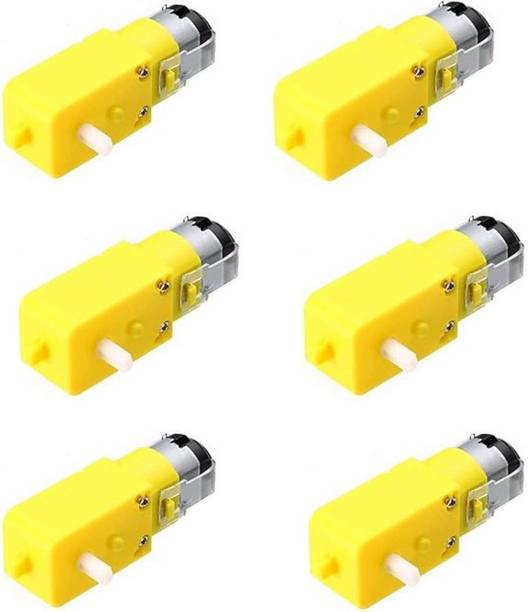 R&D New PACK OF 6 BO Motor Dual shaft Smart Car Robot Gear Motor Motor Control Electronic Hobby Kit