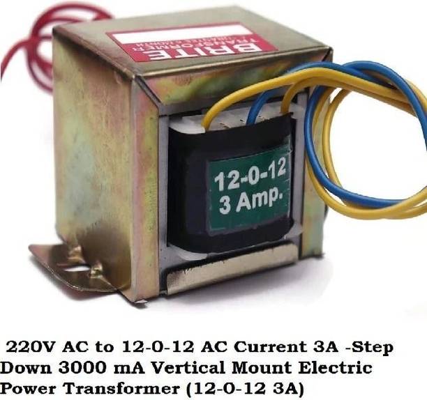 EASTRA 220V AC to 12-0-12 AC Current 3A -Step Down Power Transformer NEW Electronic Components Electronic Hobby Kit