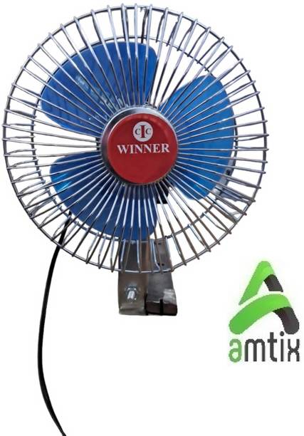 AMTIX DC Car Bus Auto Portable Fan 12 V One For All 12 Volts 1 Pc Electronic Components Electronic Hobby Kit