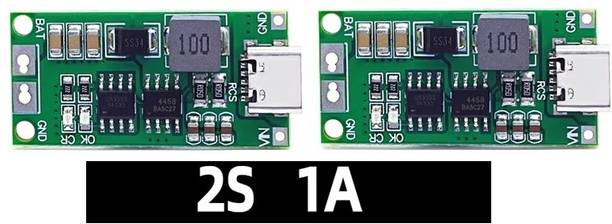 SG Flash 2PCS 2S-1A |18650 Polymer Lithium Ion Charger Type C to 2S 8.4V 1A Module Electronic Components Electronic Hobby Kit