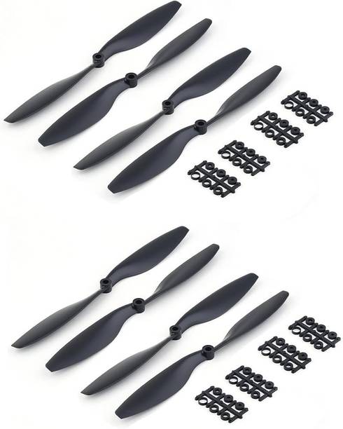 S K Empouirm 10x4.5 1045 Drone Propeller CW CCW Set with Mount Rings Set of 8 Electronic Components Electronic Hobby Kit