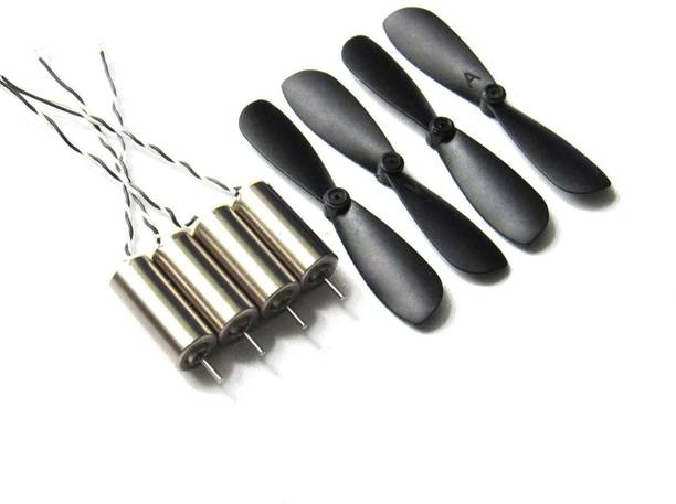 Svojas 4Pcs DC 3.7V Micro Coreless Motor With 4Pcs 50mm Propeller with Mini Drones Motor Control Electronic Hobby Kit