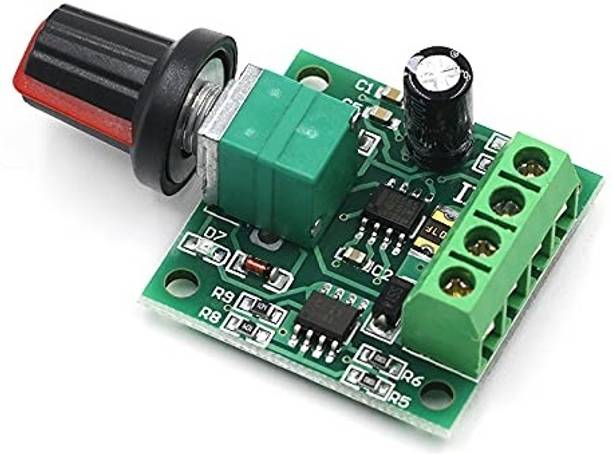 ERH India 1 Pc DC 1.8V 3V 5V 6V 12V 2A PWM Motor Speed Controller Robotics Motor Control Electronic Hobby Kit