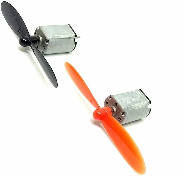 INVENTO 2pcs N20 3.7V Mini Drone Dual Shaft DC Motor 10x12x15mm 6000 RPM with 2Pcs 55m Automotive Electronic Hobby Kit