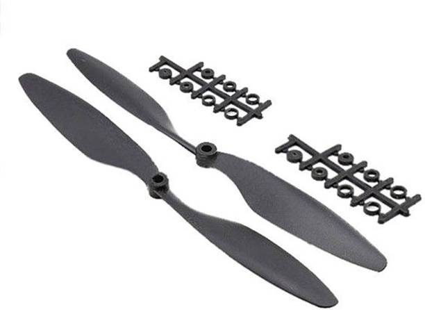 S K Emporium 1045 Drone Propeller 10x4.5 CW CCW Blade Set with Rings (2 Pair) Electronic Components Electronic Hobby Kit