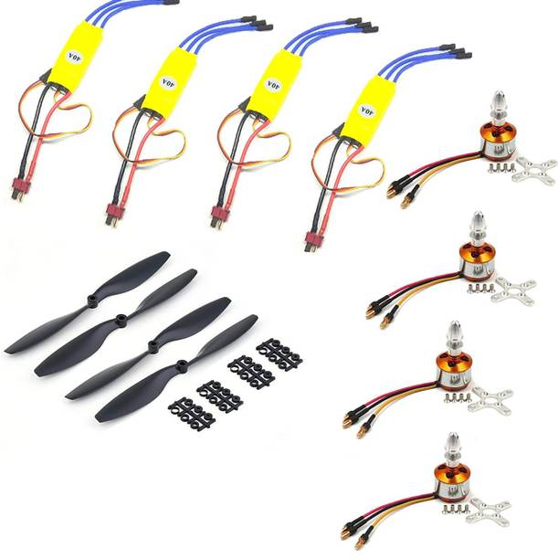 INVENTO 4Pcs 2200KV BLDC Brushless Motor + 40A ESC + 9045 9x4.5 9 inch Automotive Electronic Hobby Kit