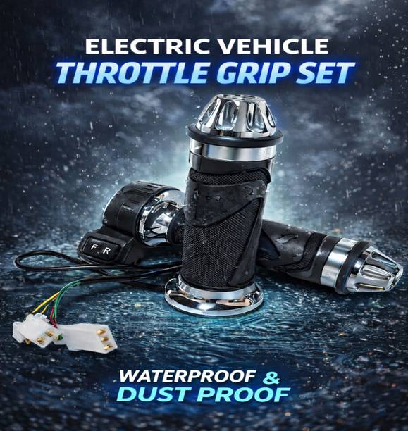 MotoTrus Premium Electric Throttle Grip Set| Comfortable Anti-Slip Design with F/R Switch Automotive Electronic Hobby Kit