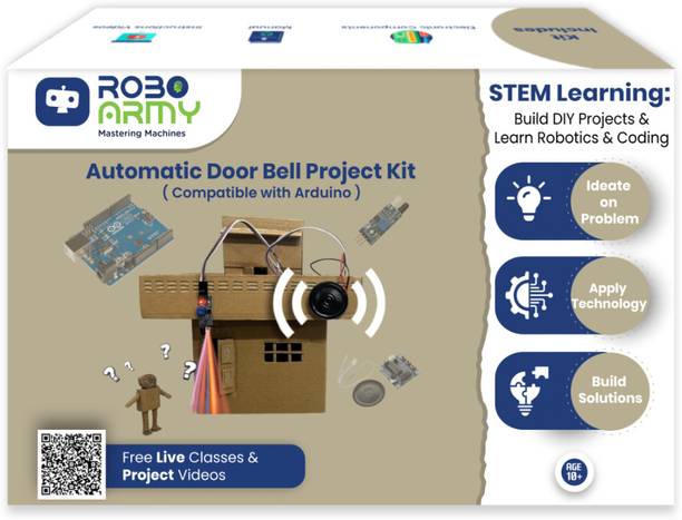 Roboarmy DIY Automatic Door Bell Project Kit for Kids Age 12+ Educational Electronic Hobby Kit